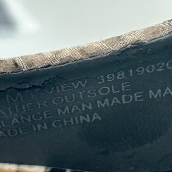 Franco Sarto Snake Print Peep Toe Platform Pumps Gray Stacked Heel Size 10M - Picture 14 of 16